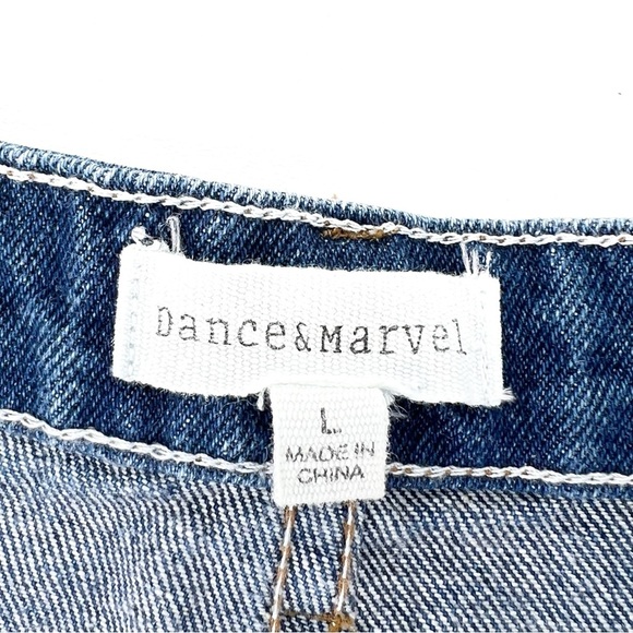 NEW Dance & Marvel Distressed Light Wash Jeans Women’s Size Large 1468 Blue New - Picture 6 of 9